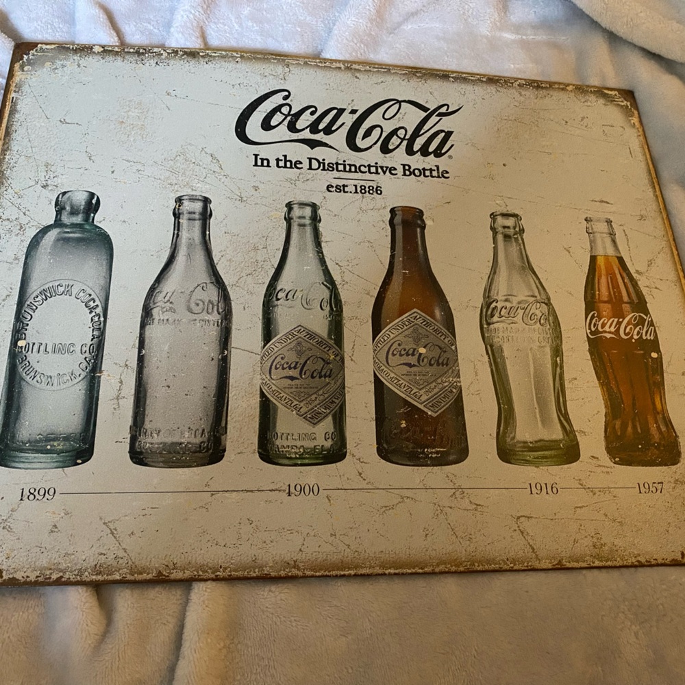 Coca Cola sign.